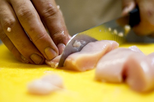 raw chicken
